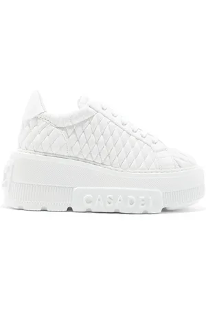 Casadei Dames, Schoenen, Wit, Maat: 37 1/2 EU Leer