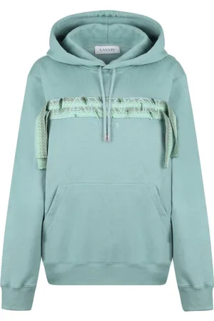 Lanvin Heren, Sweatshirts & Hoodies, Groen, Maat: L Katoen