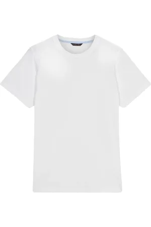 Brooks Brothers Heren, Tops, Wit, Maat: L Katoen