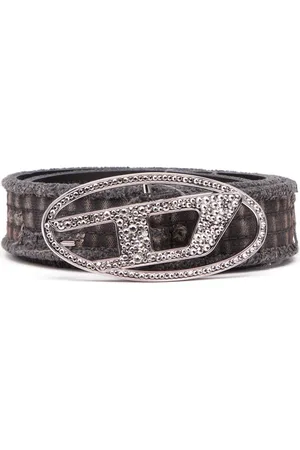 Diesel Dames, Accessoires, Zwart, Maat: 70 CM Leer