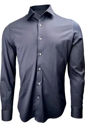 SONRISA Heren, Overhemden, Blauw, Maat: L Jersey