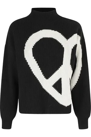 Moschino Dames, Truien, Zwart, Maat: XS Wol