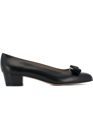 Salvatore Ferragamo Dames, Schoenen, Zwart, Maat: 36 1/2 EU Leer