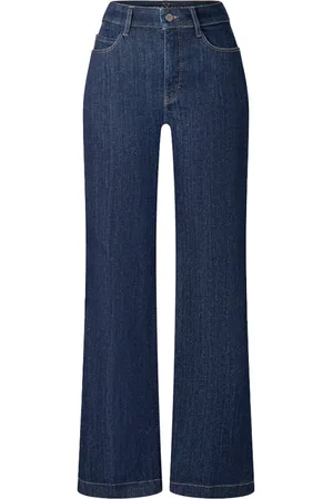 Mac Dames, Jeans, Blauw, Maat: S L34 Denim