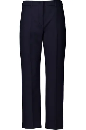 Max Mara Dames, Broeken, Blauw, Maat: 2XS Viscose