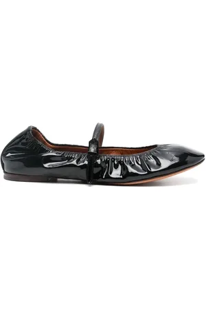 Lanvin Dames, Schoenen, Zwart, Maat: 36 EU Leer