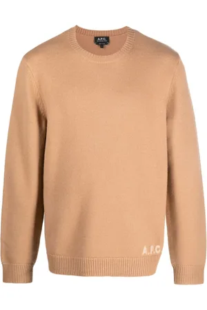 A.P.C. Heren, Truien, Bruin, Maat: XL Wol