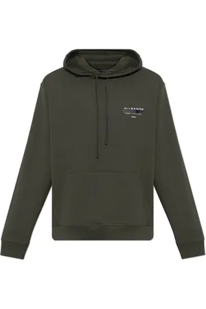 AllSaints Heren, Sweatshirts & Hoodies, Groen, Maat: XL Katoen