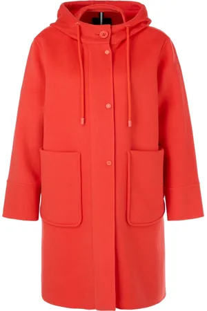 Marc Cain Dames, Mantels, Rood, Maat: M Wol