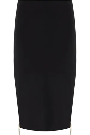 Elisabetta Franchi Dames, Rokken, Zwart, Maat: S Poliester