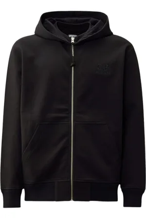 C.P. Company Heren, Sweatshirts & Hoodies, Blauw, Maat: S Katoen