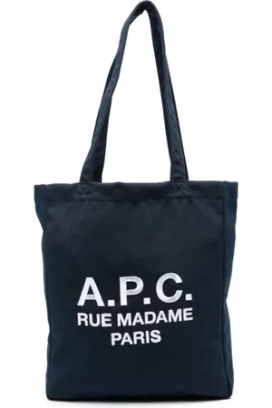 A.P.C. Heren, Tassen, Blauw, Maat: ONE Size Poliester