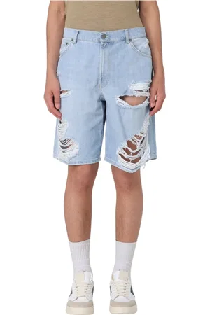 Dondup Heren, Korte broeken, Blauw, Maat: W31 Katoen