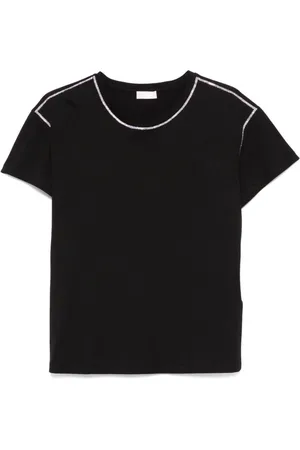 Liu Jo Dames, Tops, Zwart, Maat: XS Katoen