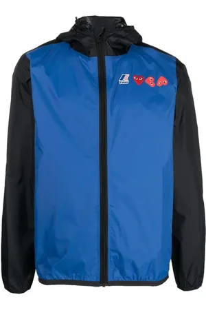 Comme des Garçons Heren, Jassen, Blauw, Maat: XL Nylon