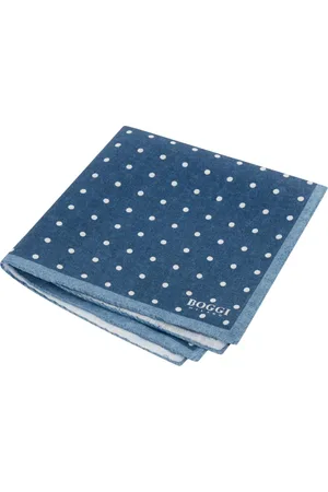 Boggi Milano Heren, Accessoires, Blauw, Maat: ONE Size Linnen