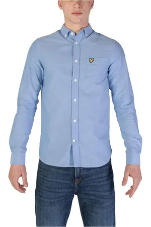 Lyle & Scott Heren, Overhemden, Blauw, Maat: 2XL Katoen