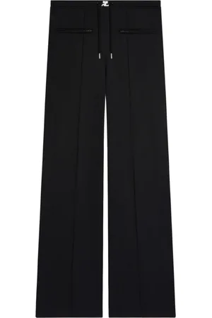 Courrèges Dames, Broeken, Zwart, Maat: S Viscose