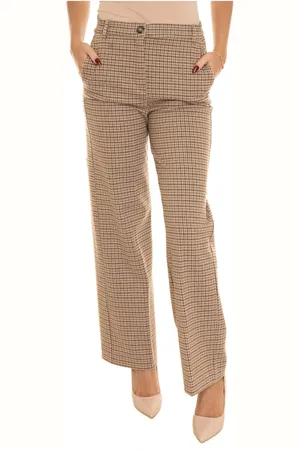 Max Mara Dames, Broeken, , Maat: L Flanel