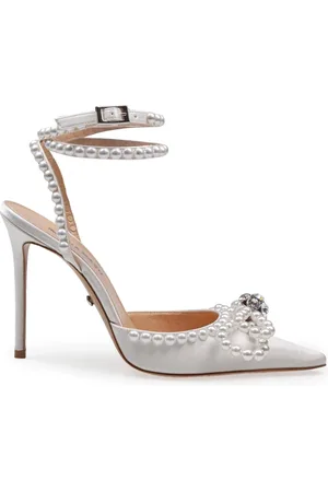 Mach & Mach Dames, Schoenen, Wit, Maat: 37 1/2 EU Satijn