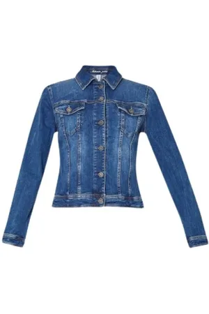 Liu Jo Dames, Jassen, Blauw, Maat: XS Katoen