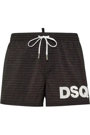 Dsquared2 Heren, Badkleding, Zwart, Maat: S Poliester