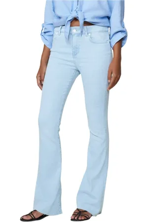 Lois Dames, Jeans, Blauw, Maat: W25 L32 Katoen