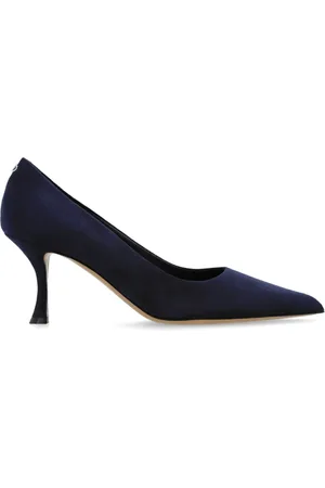 Salvatore Ferragamo Dames, Schoenen, Blauw, Maat: 36 1/2 EU Leer