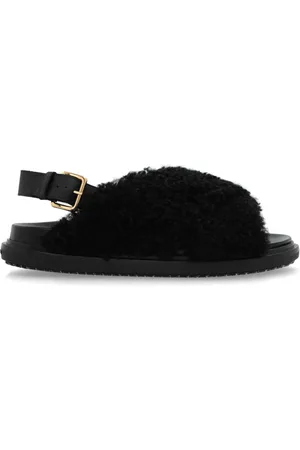 Marni Dames, Schoenen, Zwart, Maat: 37 1/2 EU Leer