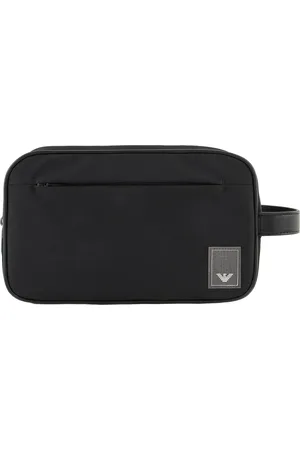 Emporio Armani Heren, Tassen, Zwart, Maat: ONE Size Nylon