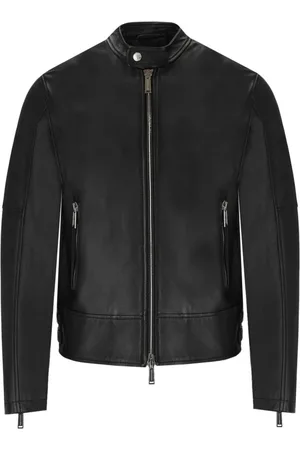 Dsquared2 Heren, Jassen, Zwart, Maat: M Leer