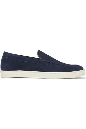 Brunello Cucinelli Heren, Schoenen, Blauw, Maat: 41 EU Leer
