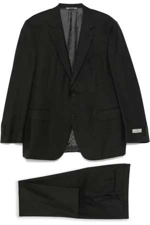 CANALI Heren, Pakken, Zwart, Maat: 3XL Wol