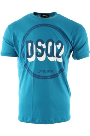 Dsquared2 Heren, Tops, Blauw, Maat: S Katoen