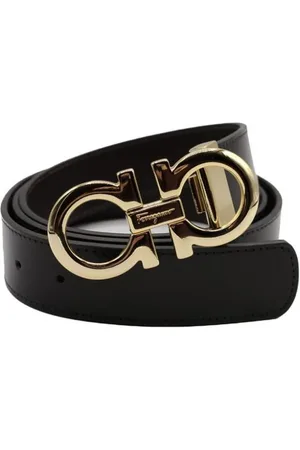 Salvatore Ferragamo Unisex, Accessoires, Zwart, Maat: 115 CM Leer