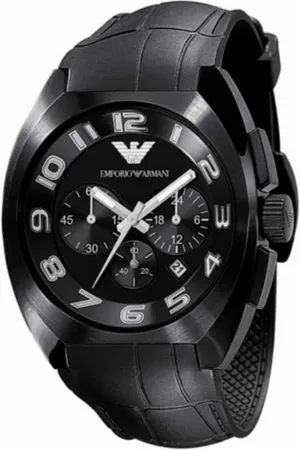 Emporio Armani Heren, Accessoires, Zwart, Maat: ONE Size