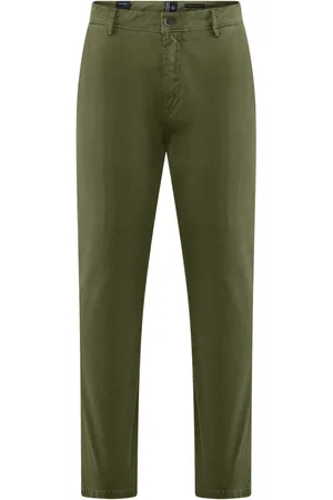 Bomboogie Heren, Broeken, Groen, Maat: W32 Gabardine