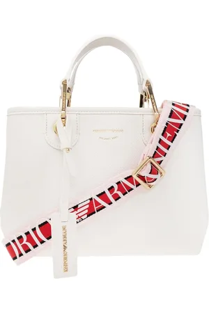 Emporio Armani Dames, Tassen, Wit, Maat: ONE Size Leer