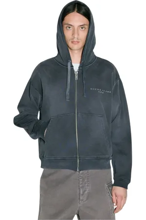 Guess Heren, Sweatshirts & Hoodies, Grijs, Maat: 2XL Katoen