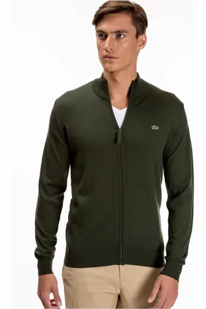 Lacoste Heren, Truien, Groen, Maat: XS Wol