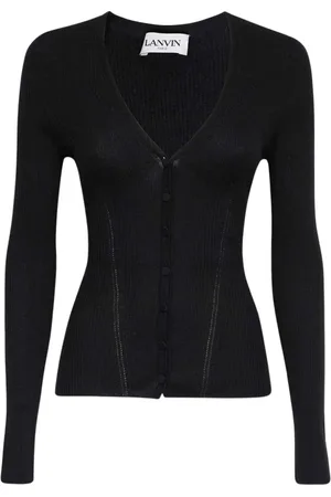 Lanvin Dames, Truien, Zwart, Maat: S