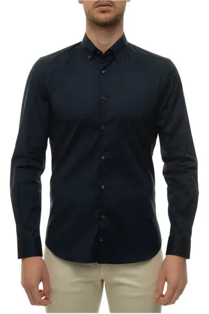 FAY Heren, Overhemden, Blauw, Maat: 3XL Katoen