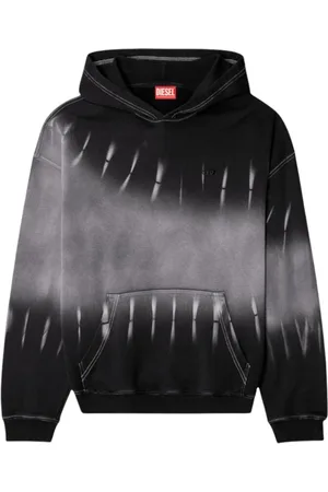 Diesel Heren, Sweatshirts & Hoodies, Zwart, Maat: XL Katoen