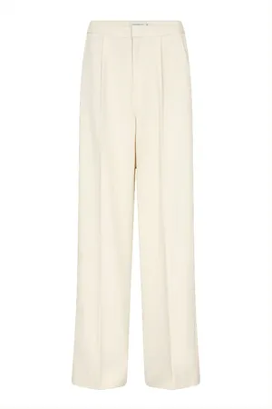 Copenhagen Muse Dames, Broeken, Wit, Maat: M Viscose