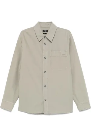 A.P.C. Heren, Overhemden, Groen, Maat: M