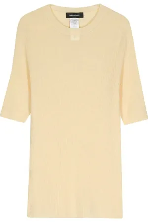 Fabiana Filippi Dames, Jurken, Geel, Maat: 2XL Zijde