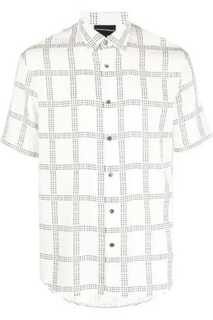 Emporio Armani Heren, Overhemden, Wit, Maat: M