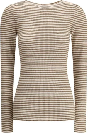 Brunello Cucinelli Dames, Truien, Bruin, Maat: L Kasjmier