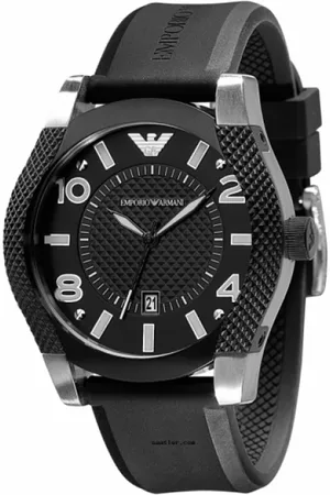 Emporio Armani Heren, Accessoires, Zwart, Maat: ONE Size
