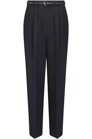 Dior Dames, Broeken, Zwart, Maat: S Zijde